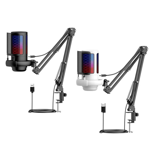 USB Gaming Microphone Professional with Arm for Twitch Chatting Podcast