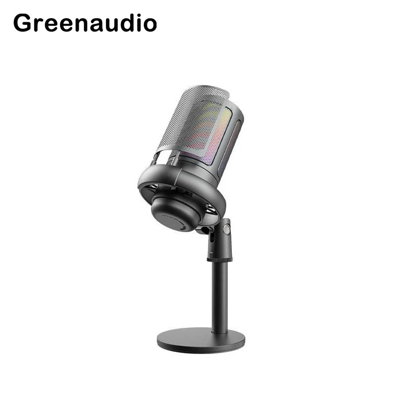 GAM-ME6S desktop live streaming microphone mobile game RGB dazzling lighting USB computer karaoke